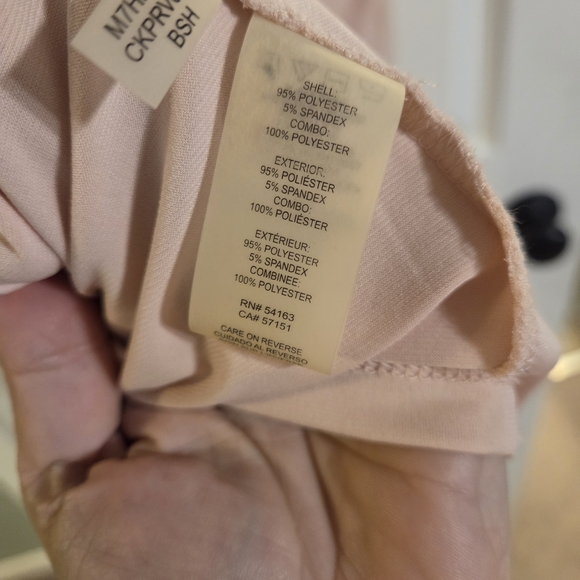 Calvin Klein Women's Pink Ruffle Top - Picture 4 of 4